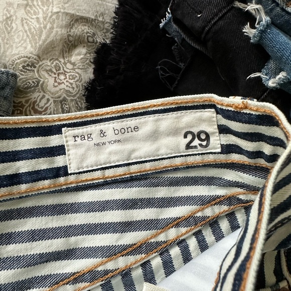 BARELY WORN Striped Rag & Bone Shorts - Picture 5 of 5